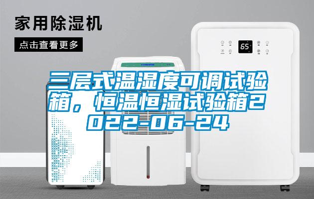 三層式溫濕度可調(diào)試驗(yàn)箱，恒溫恒濕試驗(yàn)箱2022-06-24