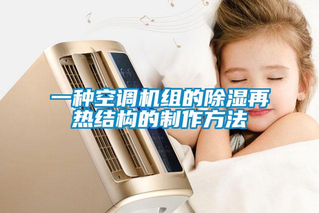 一種空調機組的除濕再熱結構的制作方法