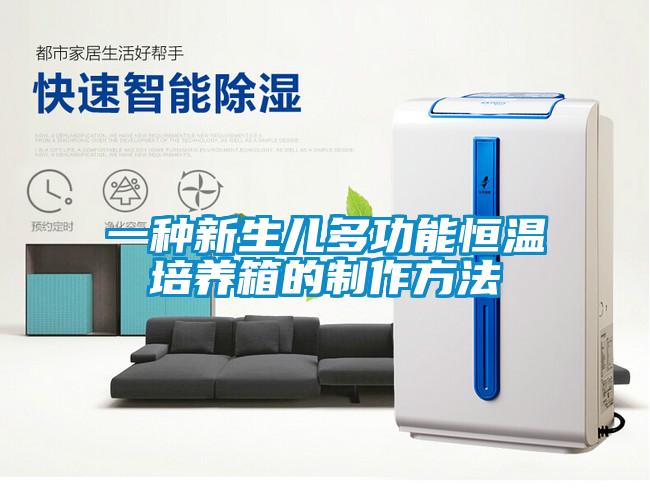 一種新生兒多功能恒溫培養箱的制作方法