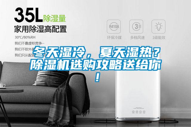 冬天濕冷，夏天濕熱？除濕機選購攻略送給你！