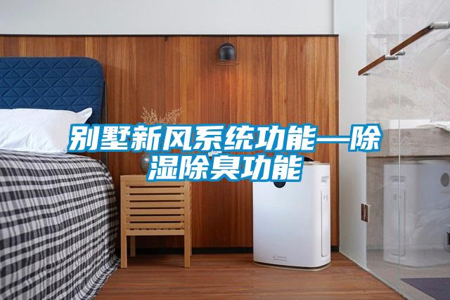 別墅新風系統功能—除濕除臭功能