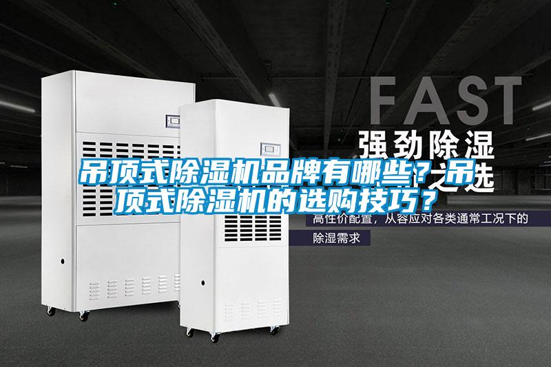 吊頂式除濕機品牌有哪些？吊頂式除濕機的選購技巧？