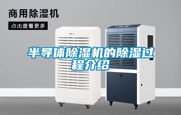半導(dǎo)體除濕機的除濕過程介紹