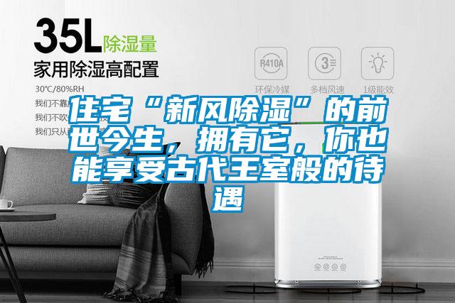 住宅“新風(fēng)除濕”的前世今生，擁有它，你也能享受古代王室般的待遇