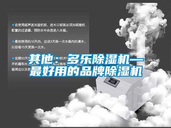 其他：多樂除濕機—最好用的品牌除濕機