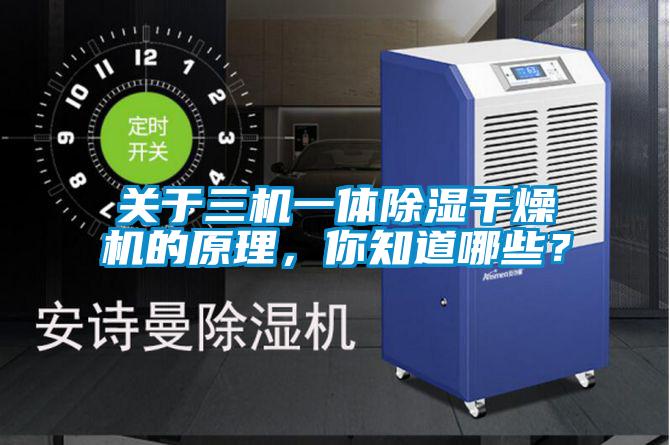 關于三機一體除濕干燥機的原理，你知道哪些？