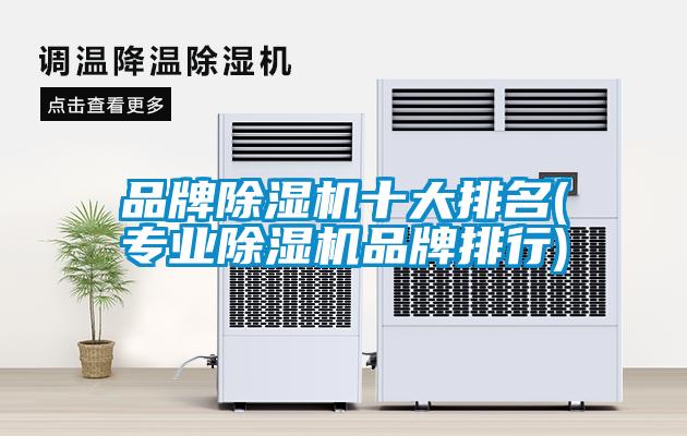 品牌除濕機十大排名(專業除濕機品牌排行)