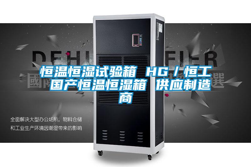 恒溫恒濕試驗箱 HG／恒工 國產(chǎn)恒溫恒濕箱 供應(yīng)制造商