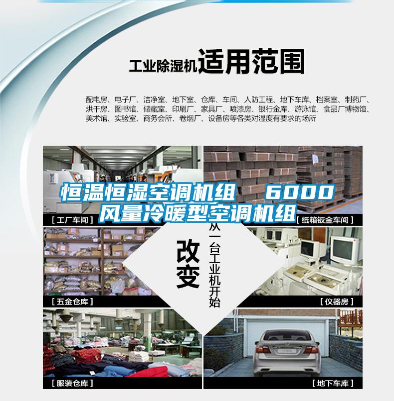 恒溫恒濕空調(diào)機組  6000風量冷暖型空調(diào)機組