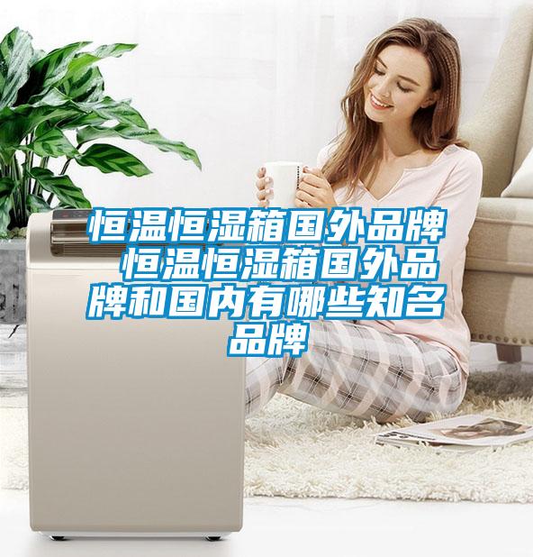 恒溫恒濕箱國外品牌 恒溫恒濕箱國外品牌和國內有哪些知名品牌