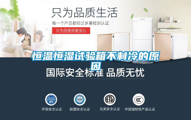 恒溫恒濕試驗箱不制冷的原因