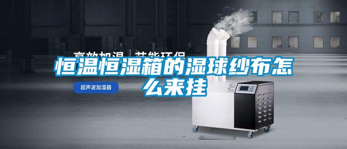 恒溫恒濕箱的濕球紗布怎么來(lái)掛