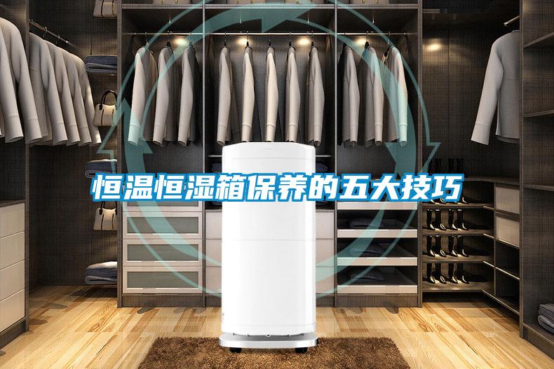 恒溫恒濕箱保養的五大技巧