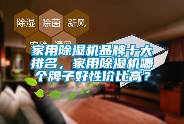 家用除濕機品牌十大排名，家用除濕機哪個牌子好性價比高？