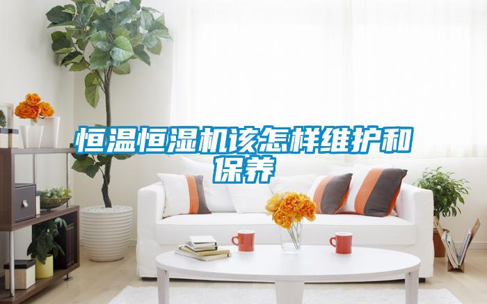 恒溫恒濕機該怎樣維護和保養(yǎng)