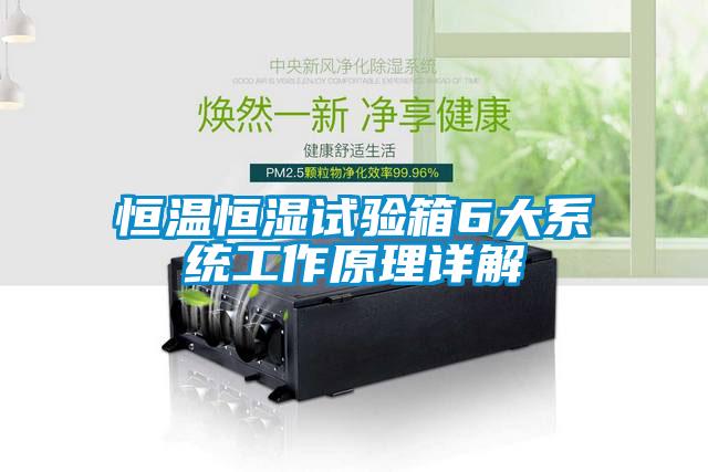 恒溫恒濕試驗箱6大系統工作原理詳解