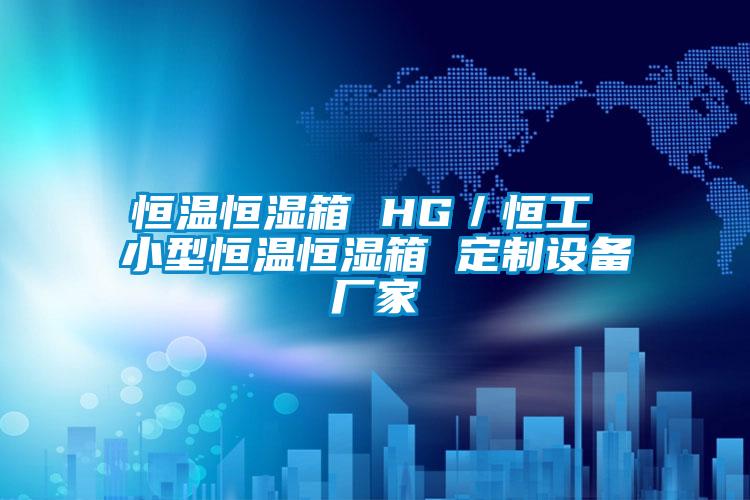 恒溫恒濕箱 HG／恒工 小型恒溫恒濕箱 定制設備廠家
