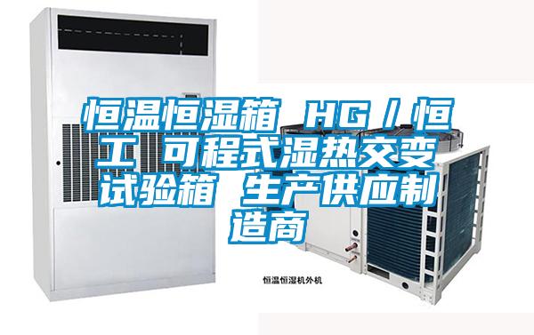 恒溫恒濕箱 HG／恒工 可程式濕熱交變試驗箱 生產供應制造商