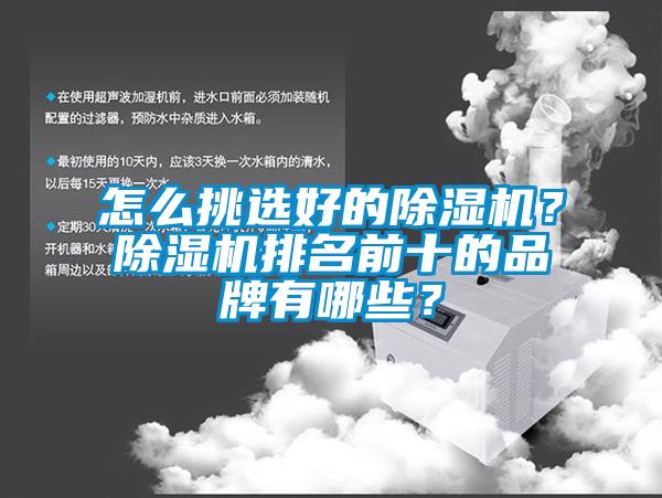 怎么挑選好的除濕機？除濕機排名前十的品牌有哪些？