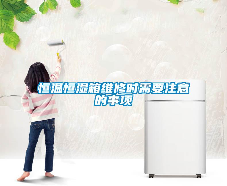 恒溫恒濕箱維修時需要注意的事項