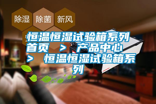 恒溫恒濕試驗(yàn)箱系列首頁(yè) ＞ 產(chǎn)品中心 ＞ 恒溫恒濕試驗(yàn)箱系列