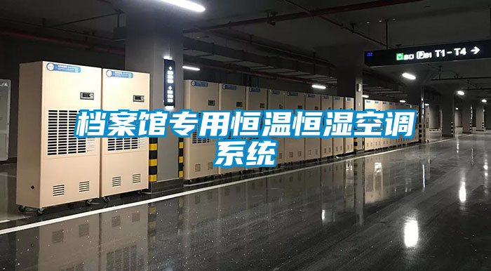 檔案館專用恒溫恒濕空調系統