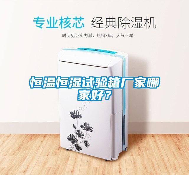 恒溫恒濕試驗箱廠家哪家好？