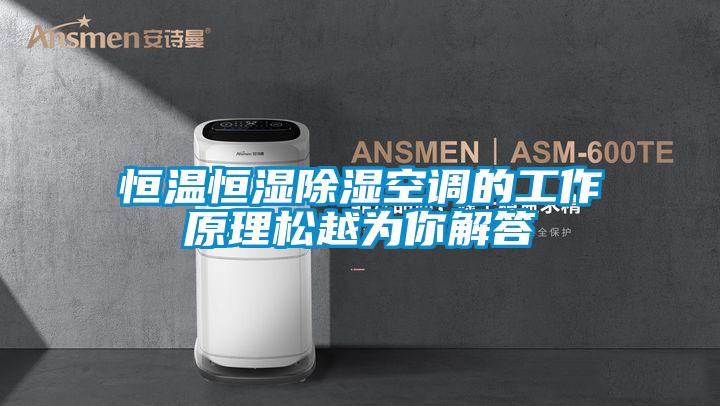 恒溫恒濕除濕空調的工作原理松越為你解答