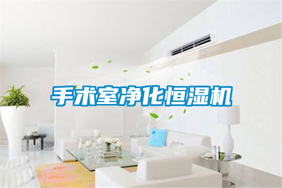 手術室凈化恒濕機