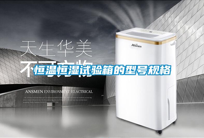 恒溫恒濕試驗箱的型號規格