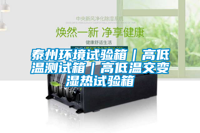 泰州環境試驗箱｜高低溫測試箱｜高低溫交變濕熱試驗箱