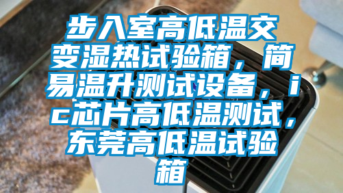 步入室高低溫交變濕熱試驗箱，簡易溫升測試設備，ic芯片高低溫測試，東莞高低溫試驗箱