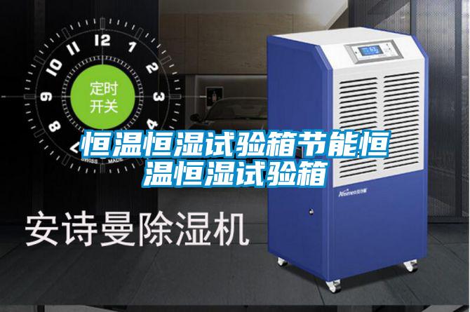 恒溫恒濕試驗箱節能恒溫恒濕試驗箱