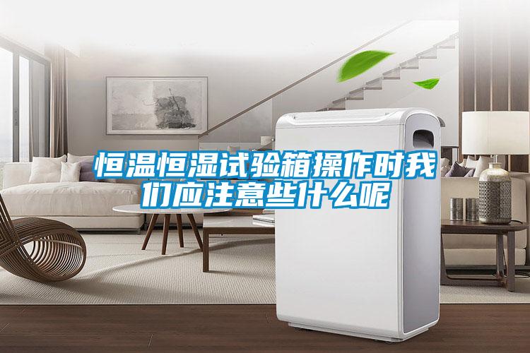 恒溫恒濕試驗(yàn)箱操作時(shí)我們應(yīng)注意些什么呢