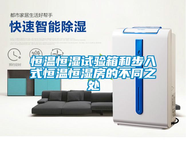恒溫恒濕試驗箱和步入式恒溫恒濕房的不同之處