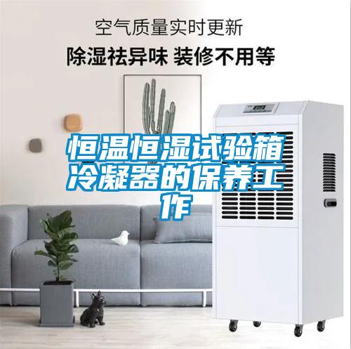 恒溫恒濕試驗箱冷凝器的保養工作