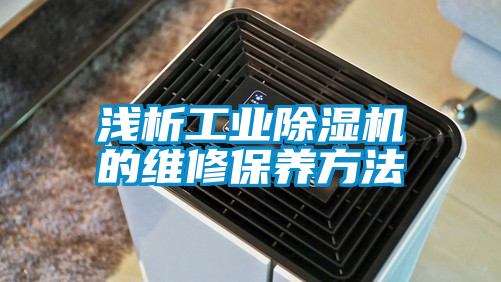 淺析工業(yè)除濕機的維修保養(yǎng)方法