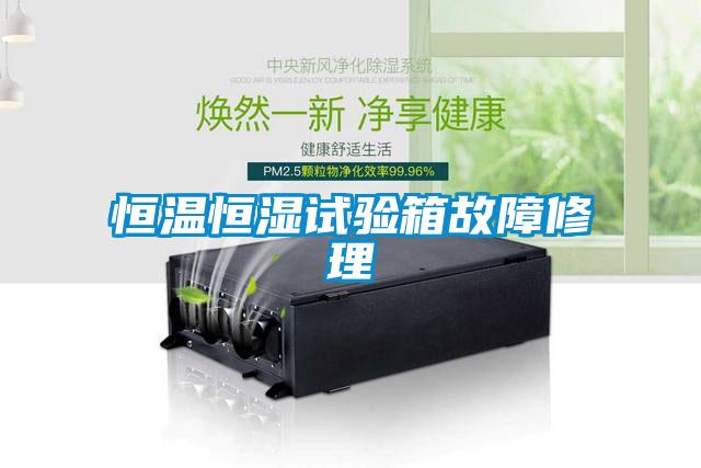 恒溫恒濕試驗箱故障修理
