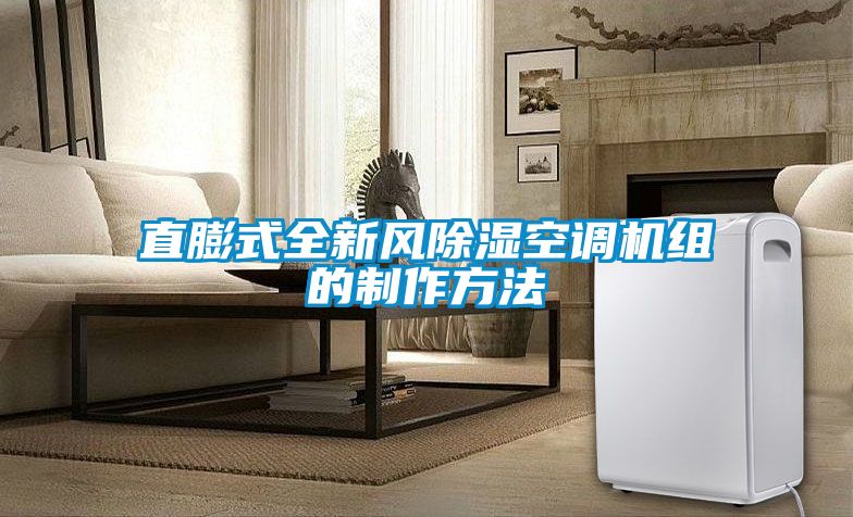 直膨式全新風除濕空調機組的制作方法