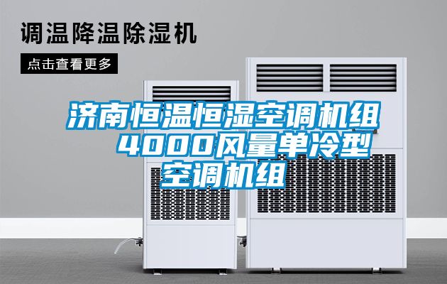 濟南恒溫恒濕空調機組  4000風量單冷型空調機組