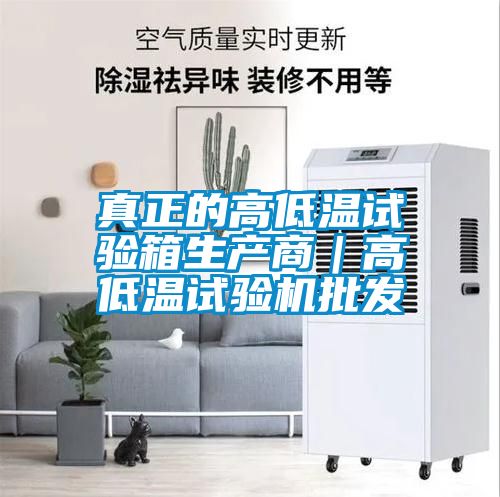 真正的高低溫試驗箱生產商｜高低溫試驗機批發