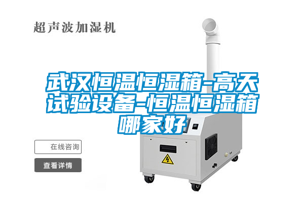 武漢恒溫恒濕箱-高天試驗設備-恒溫恒濕箱哪家好