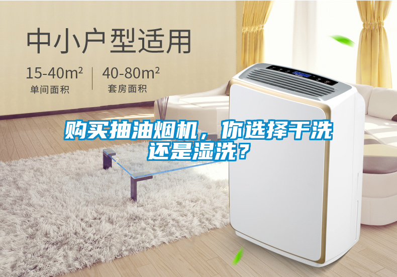 購買抽油煙機，你選擇干洗還是濕洗？