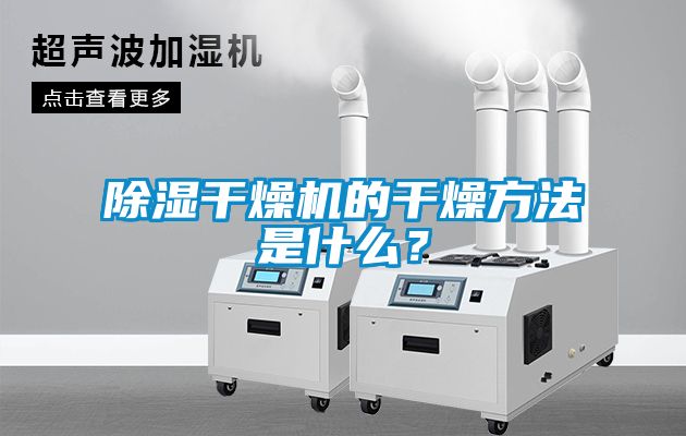除濕干燥機的干燥方法是什么？