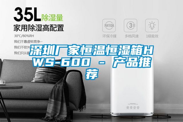 深圳廠家恒溫恒濕箱HWS-600 - 產品推薦