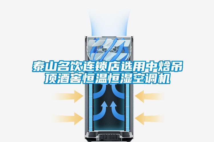 泰山名飲連鎖店選用中焓吊頂酒窖恒溫恒濕空調機