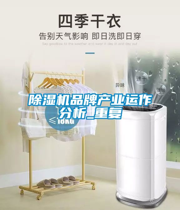除濕機品牌產業運作分析_重復