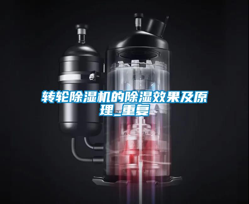 轉輪除濕機的除濕效果及原理_重復