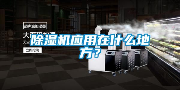除濕機應用在什么地方？