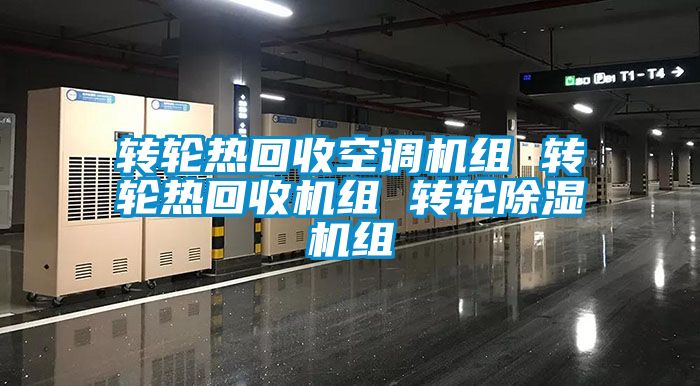 轉輪熱回收空調機組 轉輪熱回收機組 轉輪除濕機組